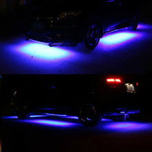 8 Color Underbody Under Glow Neon LED Lights 36" X 2 & 47" X 2 Brown Universal