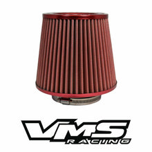 VMS RACING RED 3" AIR INTAKE HIGH FLOW AIR FILTER FOR NISSAN SENTRA 200SX SER