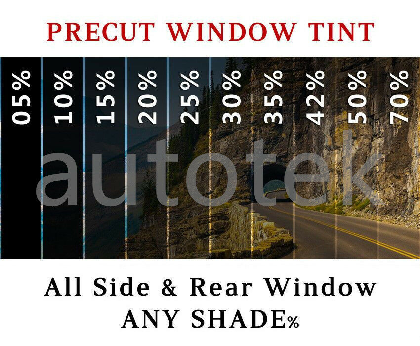 ALL PRECUT SIDES + REARS WINDOW TINT KIT COMPUTER CUT GLASS FILM CAR ANY SHADE