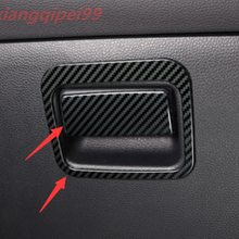 Carbon Fiber Co-pilot Storage Box Handle Cover Trim For Toyota Corolla 2019-2020