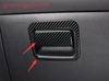 Carbon Fiber Co-pilot Storage Box Handle Cover Trim For Toyota Corolla 2019-2020