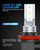 Marsauto H11/H8/H16 LED Fog Light Bulbs Cool White 6500K LED Fog Lamp Pack of 2