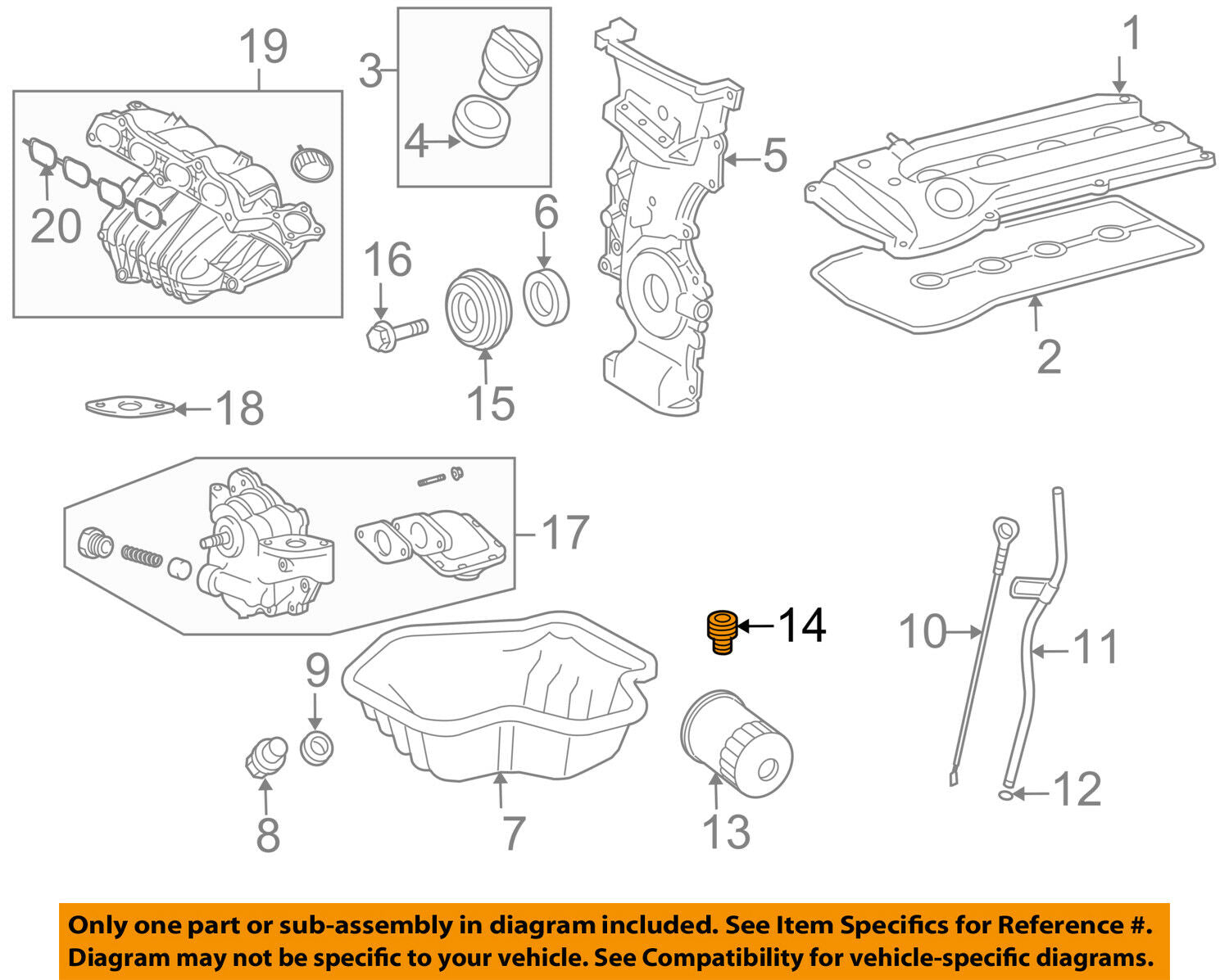 TOYOTA OEM 02-11 Camry Engine Parts-Oil Filter Adapter 9090404006