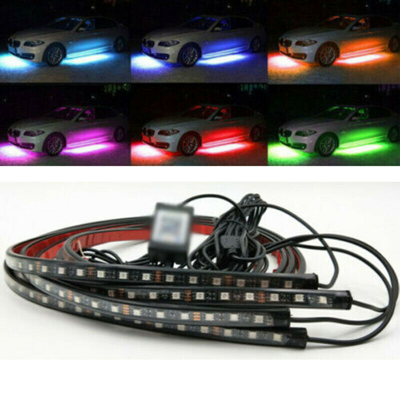 8 Color Underbody Under Glow Neon LED Lights 36
