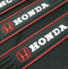 4PCS Honda Black Rubber Car Door Scuff Sill Cover Panel Step Protector For Honda