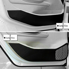 4pcs Carbon Fiber Side Edge Protection Anti-kick Door Pad For Toyota Corolla 08+