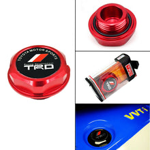 1PCS TRD Racing Red Engine Oil Filler Cap Oil Tank Cover Aluminium For TOYOTA