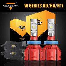 AUXBEAM H11/H9/H8 70W 7000LM LED Headlight Bulbs+Canbus Decoder 6500K High Power