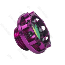 JDM LEAF Racing Purple Engine Oil Filler Cap Oil Tank Cover Aluminium For TOYOTA