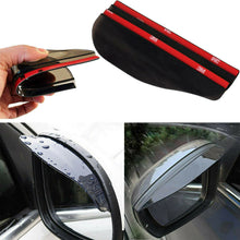 2x Universal Car Rear View Side Mirror Rain Board Sun Visor Shade Shield New