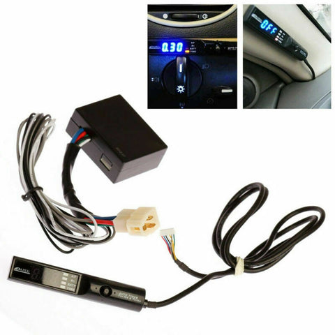 Universal Digital APEXI Auto Car Turbo Timer NA Blue LED Display Control Unit