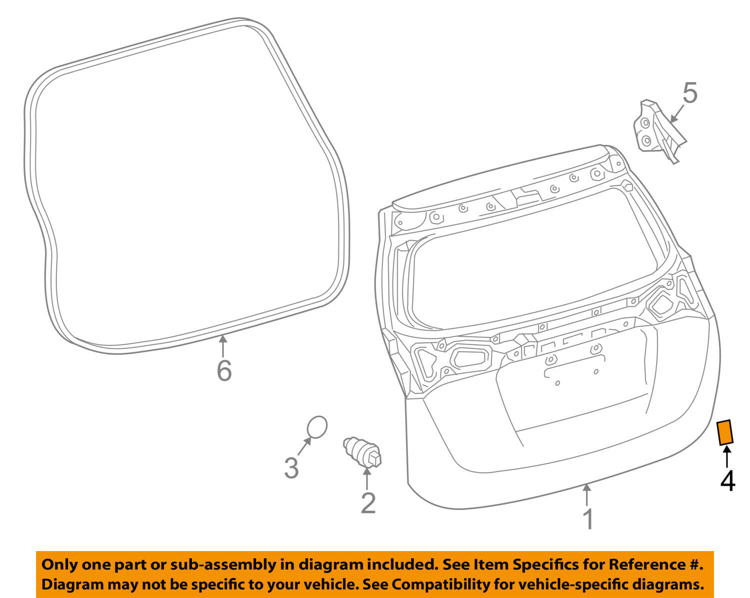 TOYOTA OEM-Lift Gate Cushion 7512930010