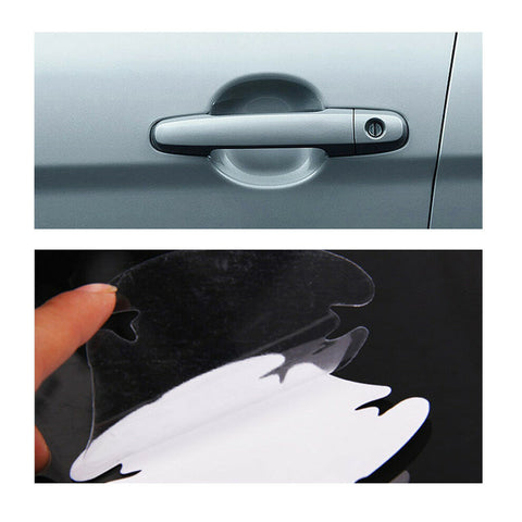 4 pcs Auto CAR Door Handle Clear Invisible Anti Scratch Protector Film Stickers