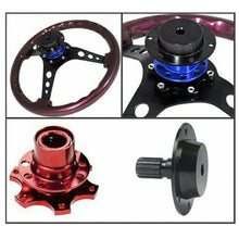 1Pcs Black Quick Release Hub Racing Adapter Snap Kit For Car SUV Steering Wheel