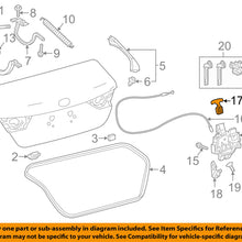 TOYOTA OEM 2018 Camry Trunk Lid-Emergency Handle 6929133020