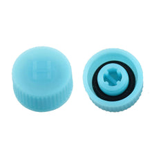 Pair High/Low Pressure AC System Valve Cap Air Conditioning Service Tool Blue