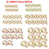 60X 6-15mm 6 Size Fuel Line Hose Spring Clip Water Pipe Air Tube Clamp Fastener