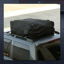 Black Waterproof Roof Top Cargo Carrier Bag Luggage Storage w/Straps+Buckles G27