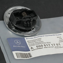 Mercedes Benz Hood Black Flat Laurel Wreath Badge 57mm Emblem OEM 0008171701