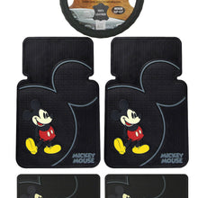5pc Mickey Mouse Classic All Weather Floor Mats & Steering Wheel Cover Gift Set