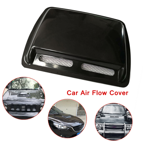 1×Universal Large Car Engine Hood Air Flow Inlet Vent Front Grille Decor Cover