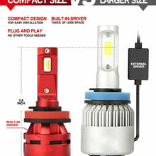 Torchbeam H11 LED High/Low Beam Headlight Bulbs Kits 6500K H11 Fog Light Blubs