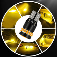 4x Amber Yellow T10 194 168 158 3014 LED Auto Car Side Marker Parking Light Bulb