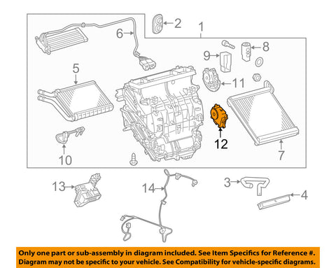 TOYOTA OEM 09-18 Corolla 1.8L-L4 Evaporator Heater-Servo 8710602190