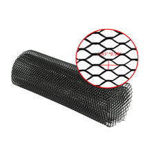 Black Aluminum Mesh Grille Cover Car Bumper Fender Hood Vent Grill Net Accessory