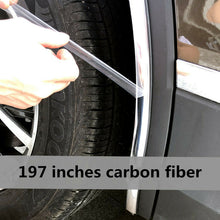 2019 Accessories Carbon Fiber Sticker Car Wheel Lip Bumper Protector Trim 197"