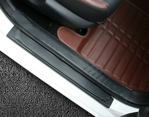 4D Accessories Carbon Fiber Anti Scratch Car Door Wrap Stickers Auto Bubble-Free