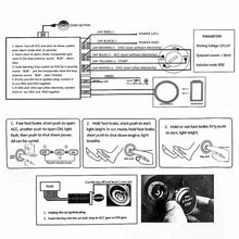 12V Car Ignition Switch Engine Push RFID Keyless Entry Remote Starter System Kit