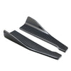 Carbon Fiber Style Car Rear Side Skirts Lip Splitter Winglet Diffuser Extension