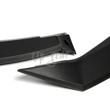 For 19-20 Toyota Corolla Unpainted Black Front Body Kit Bumper Spoiler Lip 3PCS