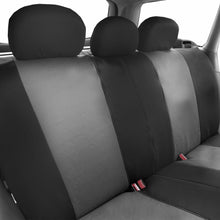 Universal Highback Seat Covers Full Set For Auto SUV Car Gray Black