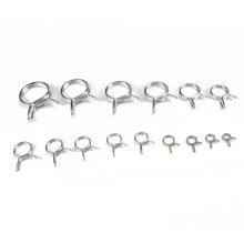 180Pcs Car Stainless Steel Spring Clamps Double Wire Fuel Line Hose Tube Kit