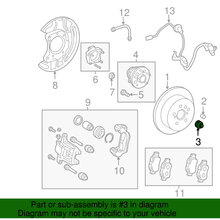 Genuine Toyota Axle Nut 90080-17238