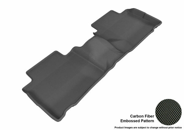 For 2014-2020 Nissan Rogue Kagu Carbon Pattern Black All Weather Floor Mat