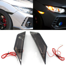 For Honda Civic 10th Gen 2016-2020 LED Side Marker Light Turn Signal Lamp Smoke