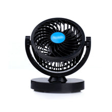 360° Rotation Low Energy Consumption Car Cooling Air Fan Silent Cooler 2 Speed