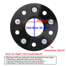 5X114.3mm Wheel Spacers Fit for Nissan Infinit 4Pcs 15mm M12X1.25 Forged 5 Lug