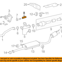 TOYOTA OEM Exhaust-Front Pipe Spring 90501A0005