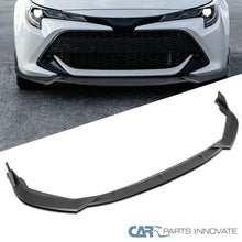 For 19-20 Toyota Corolla Matte Black Front Bumper Lip Body Kits Spoiler Splitter