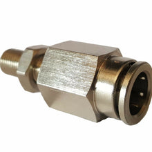 4 - 3/8" Schrader Inflation Valve Fill Air Ride Suspension Bag Tank Push Connect
