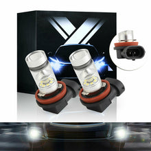 PAIR LED Fog Driving Light Bulbs H11 H16 H8 6000K Xenon Bright White 100W 20SMD