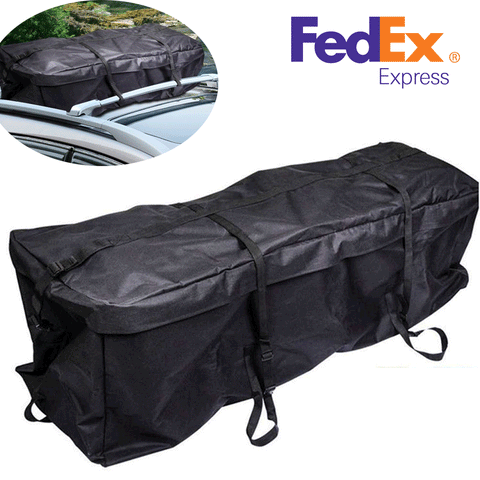 Huge Waterproof Oxford Cloth Car Roof Top Rack Carrier Travel Cargo Luggage Bag