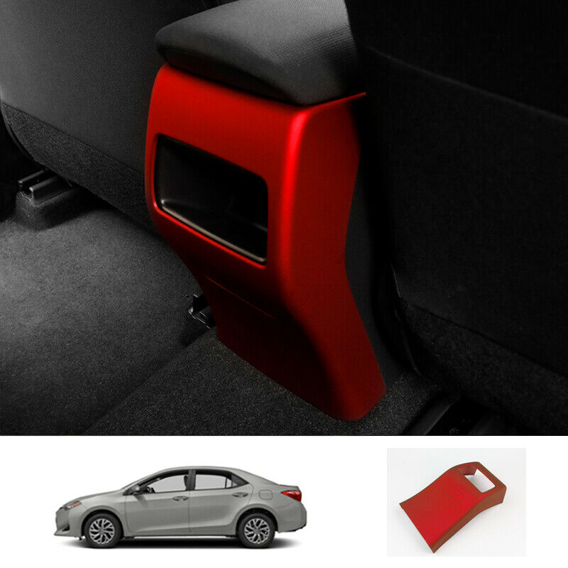 For Toyota Carolla 2019-2020 red rear air outlet vent Anti-kick panel trim 1pcs