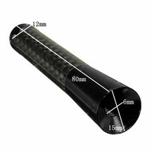 3" Carbon Fiber Short Screw-on Car Auto Antenna Aerial Mast For Toyota Camry