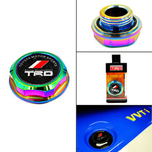 TRD Racing Neo-Chrome Engine Oil Filler Cap Oil Tank Cover Aluminium For TOYOTA