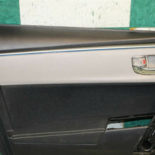 14-18 Corolla Black Gray FB16 Left Front Interior Door Trim Panel Driver Armrest